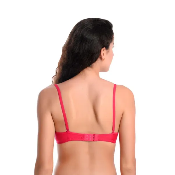 Pack_Of_3_Pink,_Sea_Green_&_Black_Half_Cup_Bra_Combo_Soft_Solid_Comfortable_Demi_Coverage_Non_Wired_Breathable_Cotton_Fabric_For_Everyday_Wear