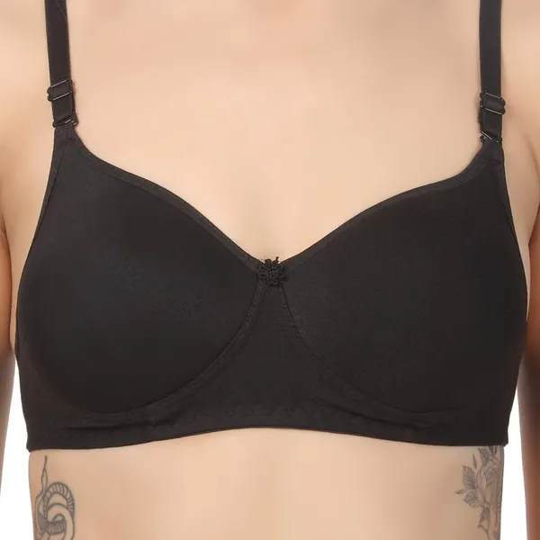 Black_Lightly_Padded_Cotton_Full_Coverage_Lightly_Padded_Wire_Free_Bra_Panty_Set