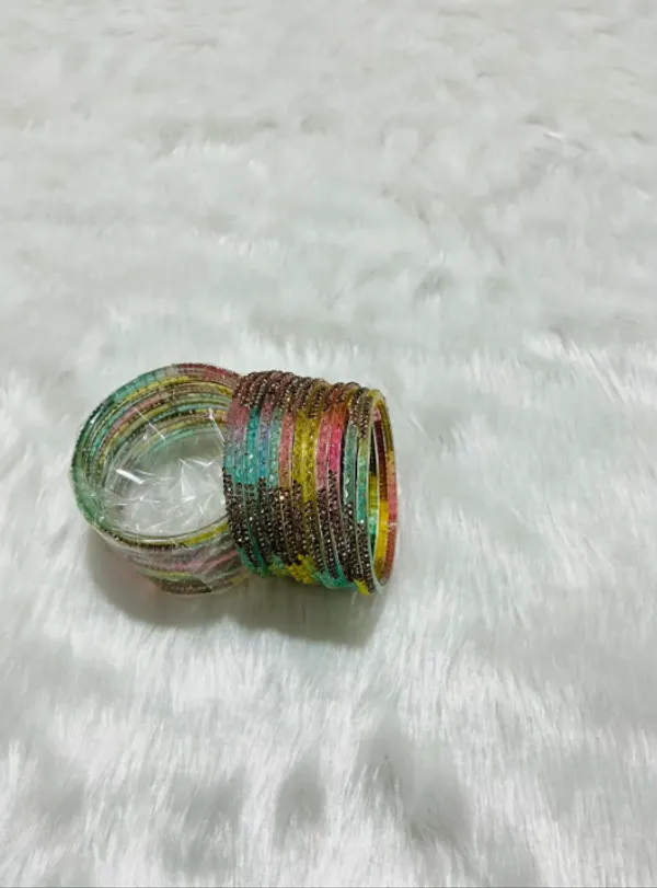 Multicolor_Premium_Glass_Half_Moon_&_Stone_Bangles_For_Women_(Pack_Of_2)