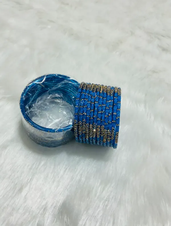 Firozi_Premium_Glass_Lily_&_Stone_Bangles_For_Women