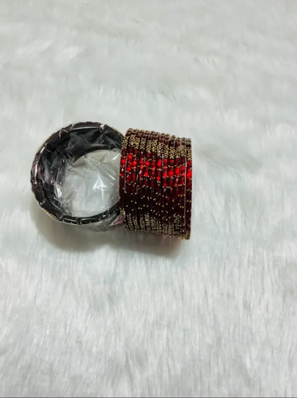 Maroon_Premium_Glass_Crystal_&_Stone_Bangles_For_Women_(Pack_Of_2)