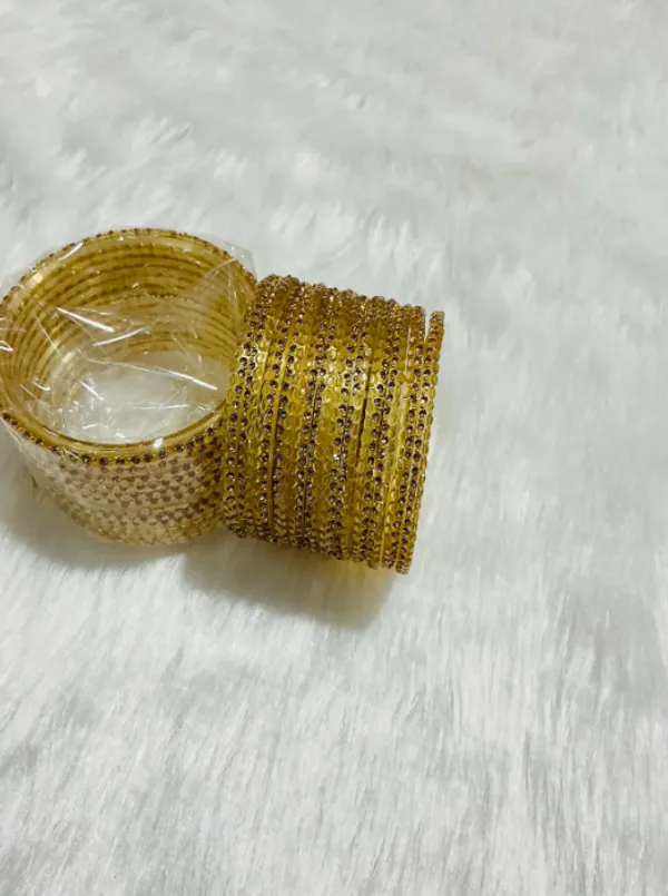 Golden_Premium_Glass_Bead_&_Stone_Bangles_For_Women