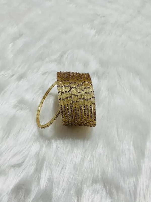 Golden_Premium_Glass_Lily_&_Stone_Bangles_For_Women