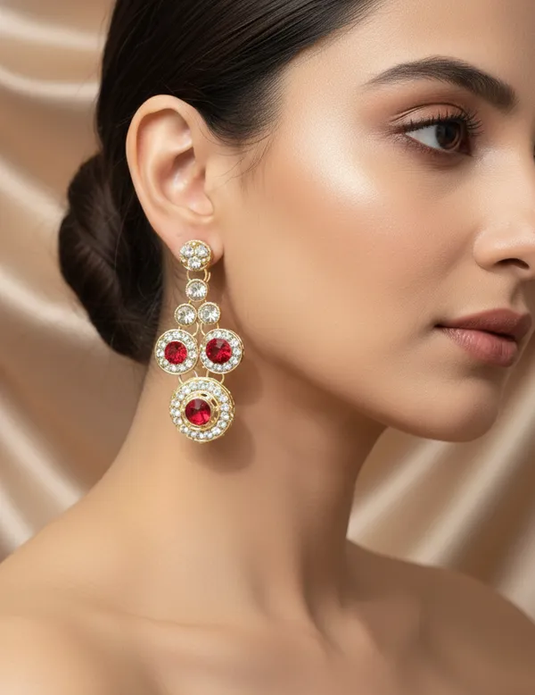 Red_Ruby_Classic_White_Pearl_Necklace_Set_(Necklace,_Earrings_and_maangtika_)For_Women