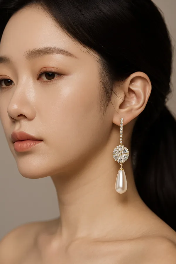 White_&_Gold_Elite_Style_Earrings_Combo_For_Women