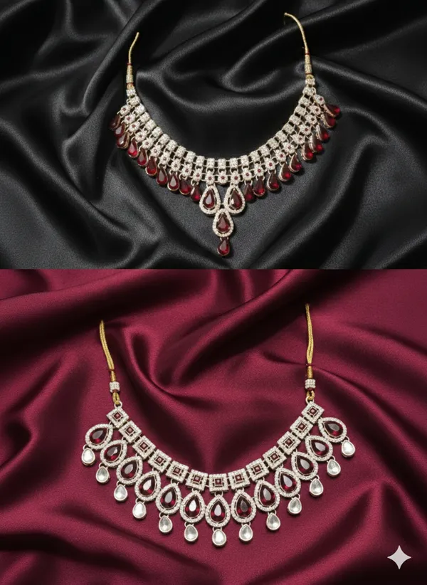 Red_Necklace_Combo_Set_With_Earrings_&_Maang_Tikka_For_Women