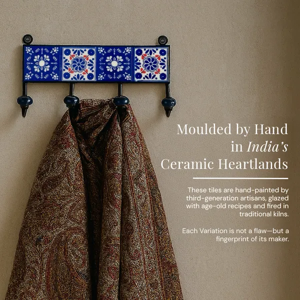 Haveli_Blue_Ceramic_Premium_Tile_Wall_Hook_For_Hanging