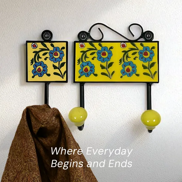 Yellow_Ceramic_Premium_Wall_Hook_For_Hanging