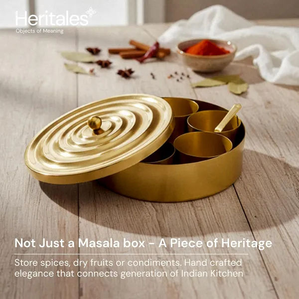 Masala_Box_|_Snug-Tight_Gold-Plated_Metal_Masala_Container_Set_with_7_Spice_Jars_&_Spoon_|_Handcrafted_Traditional_Masala_Dani_for_Kitchen_Storage