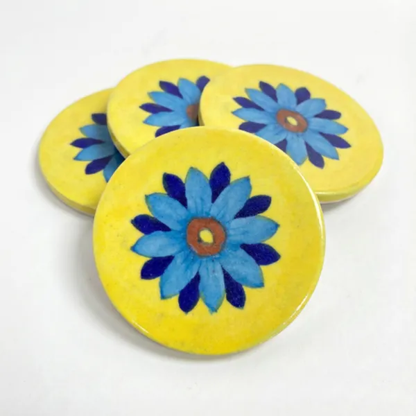 Yellow_Blue_Ceramic_Premium_Coaster_For_Protection