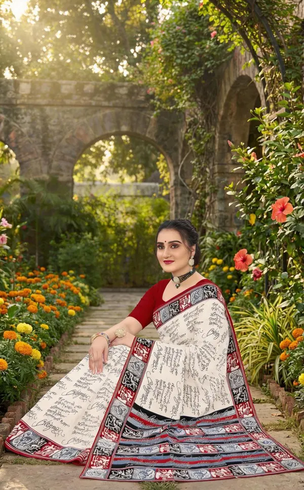 Embellished_Bollywood_Printed_pure_silk_Saree__with_Blouse