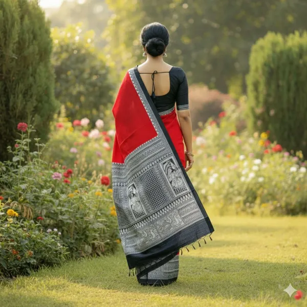 Binita_pure_cotton_Print_Molmol_saree_without_blouse