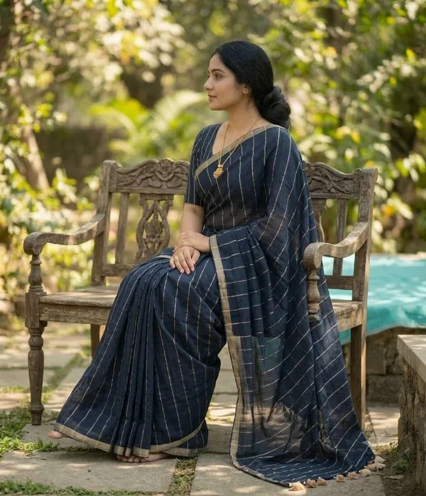BLACK_JORI_BORDAR_SAREE_WITH_BLOUSE