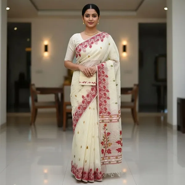 Samaira_Reshom_Jamdani_saree_with_Blouse