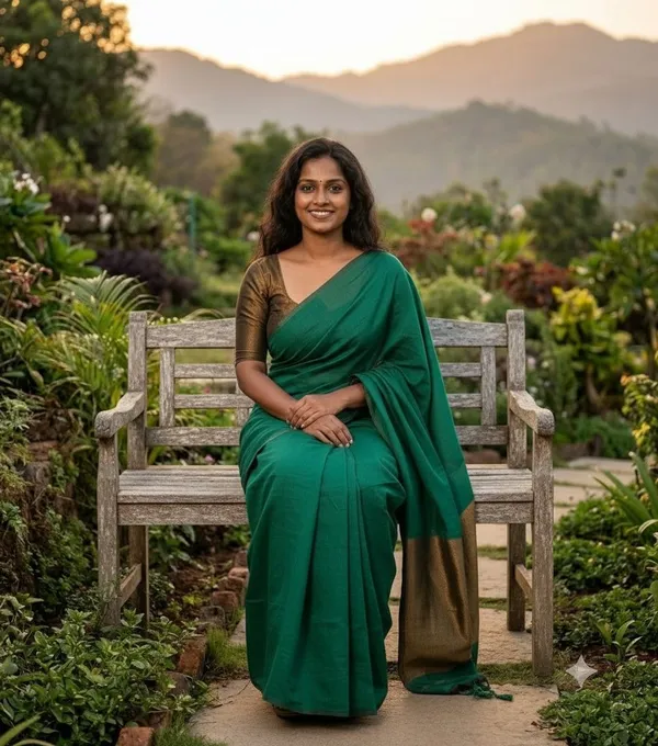Khadi_Cotton_Jori_Pallu_Raja_green_Saree