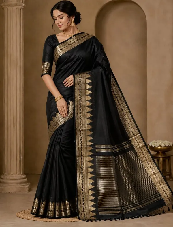 PURE_MAHESHWARI_COTTON_SAREE_WITH_BLOUSE