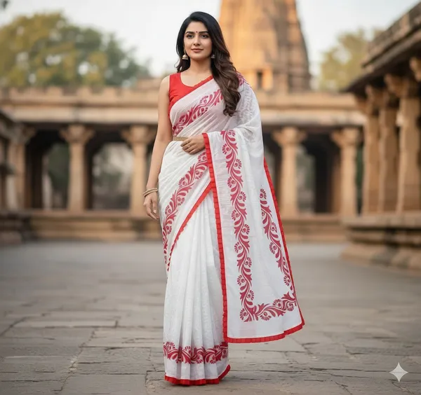 Reshom_Jamdani_Alpona_Print_Saree_(_with_out_blouse)
