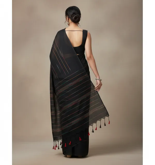 Black_Premium_Quality_Kesh_Khadi_Cotton_Saree_For_Women____running_blouse