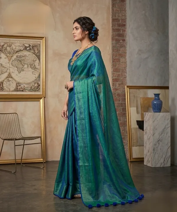 Trending_Tissue_Cotton_Saree_Running_Blouse_
