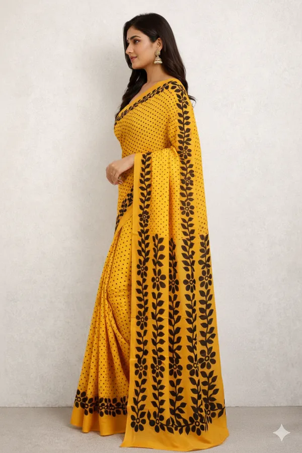 Trendy_Mul_Cotton_Print_Saree_with_Blouse