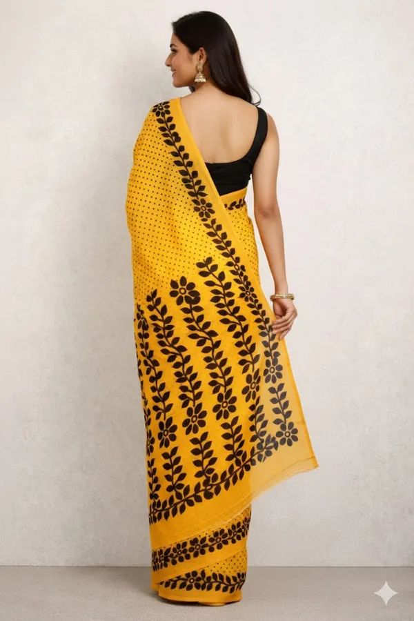 Trendy_Mul_Cotton_Print_Saree_with_Blouse
