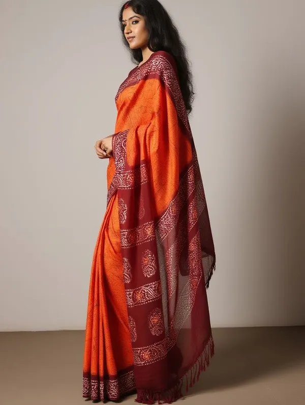 Yashika_Women_Cotton_Batik__Saree_without_Blouse