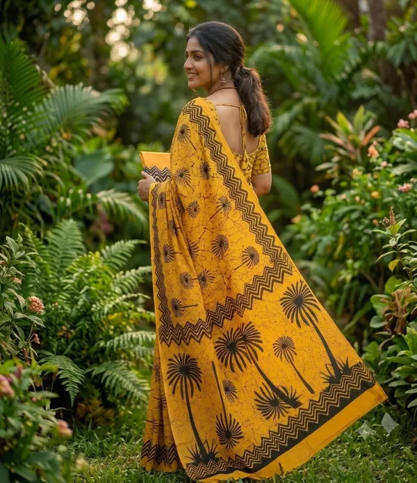 Trending_Mul_Cotton_Tree_Print_Saree_with_blouse_