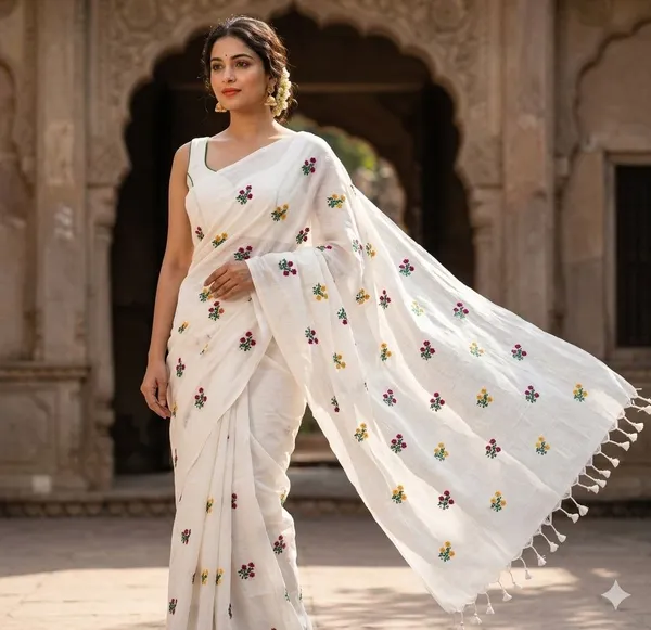 khadi_Cotton_Tob_Mbodari_saree_running_Blouse