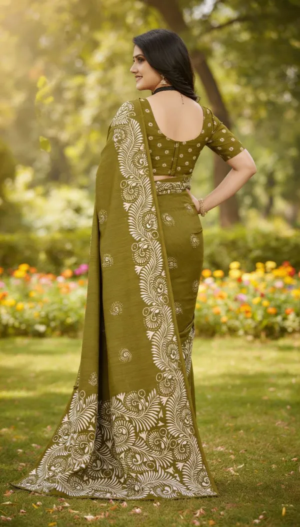 Embellished_Bollywood_Printed_pure_silk_Saree__with_Blouse