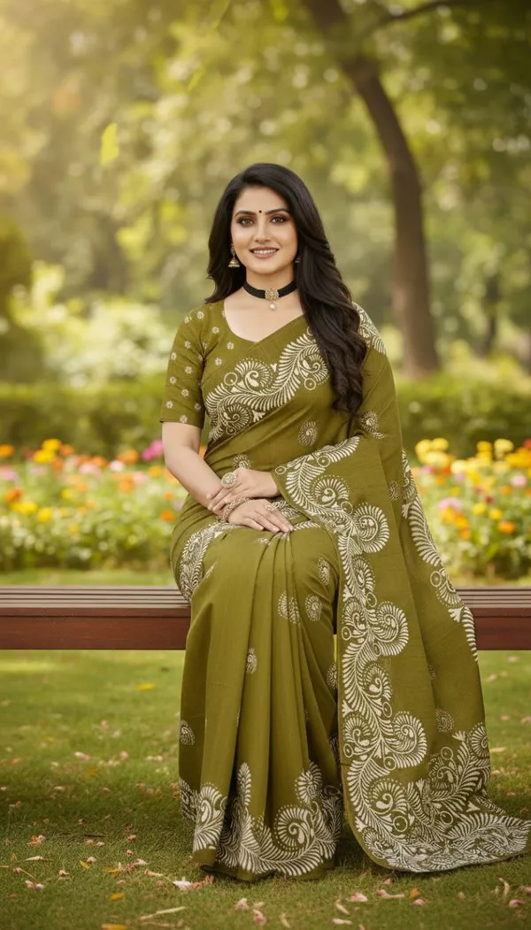 Embellished_Bollywood_Printed_pure_silk_Saree__with_Blouse