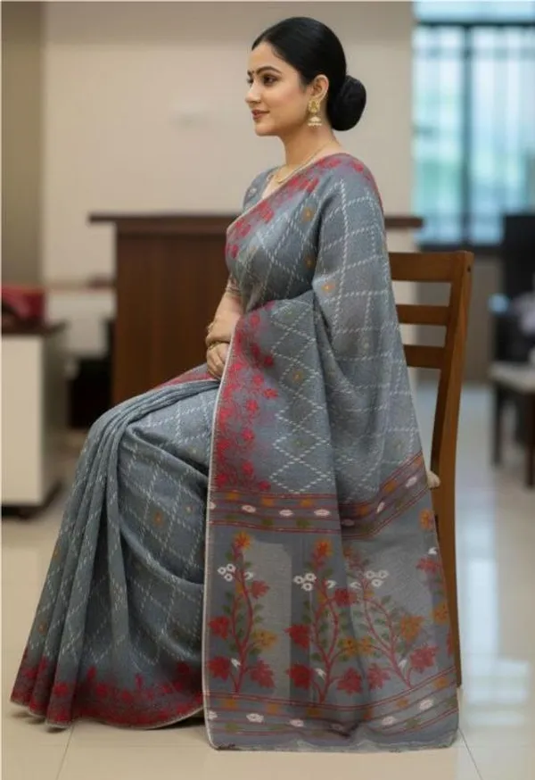 Samaira_Reshom_Jamdani_saree_with_Blouse