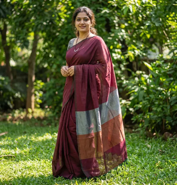 Samaira_Khadi_Cotton_Saree_Running_Blouse