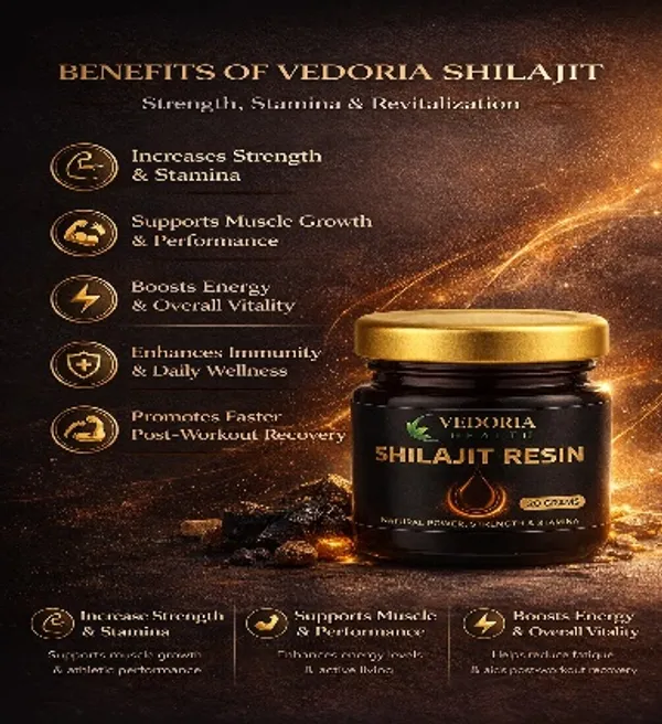 Vedoria_Shilajit_Resin_&_Manforce+_Oil_100%_Natural_For_Men_(Pack_Of_2)