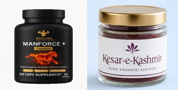 Kashmiri_Pure__Saffron_A+_Grade__&_Manforce+_Capsule_For_Men_(Pack_Of_2)