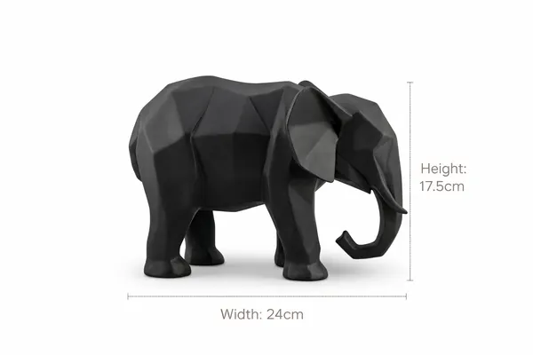 Matte_Black_Shankh_Craft_Modern_Geometric_Elephant_Resin_Statue_Decorative_Showpiece_For_Home,_Office_&_Living_Room_Shelf_Decor