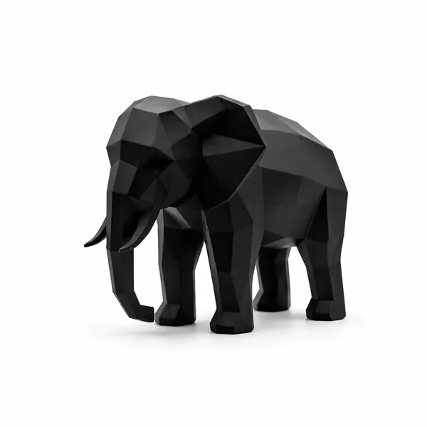 Matte_Black_Shankh_Craft_Modern_Geometric_Elephant_Resin_Statue_Decorative_Showpiece_For_Home,_Office_&_Living_Room_Shelf_Decor