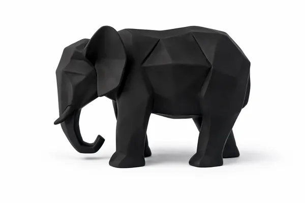 Matte_Black_Shankh_Craft_Modern_Geometric_Elephant_Resin_Statue_Decorative_Showpiece_For_Home,_Office_&_Living_Room_Shelf_Decor