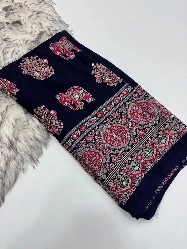 Ajrakh_Printed_Modal_Silk_Heavy_Mirror_Work