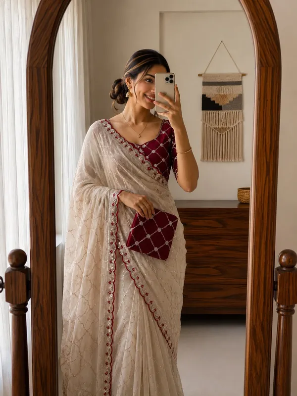 Georgette_Embroidery_work_saree_for_woman