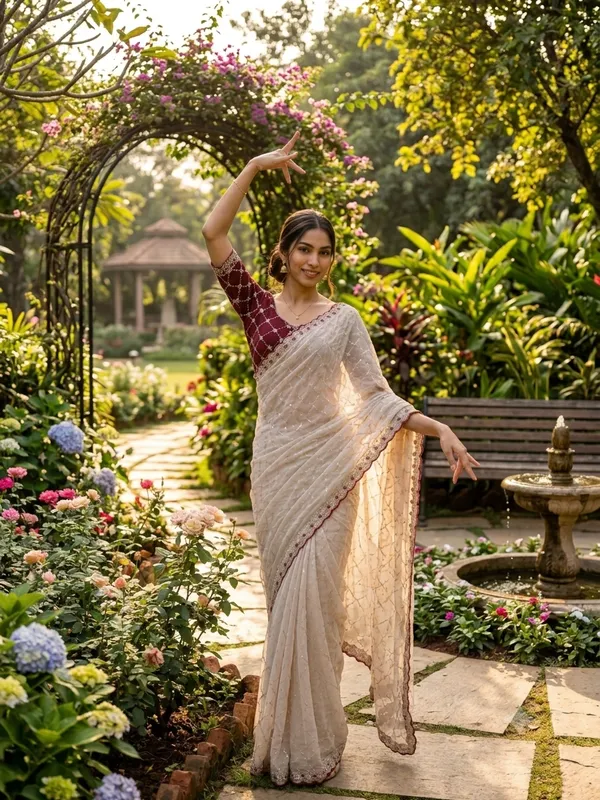 Georgette_Embroidery_work_saree_for_woman