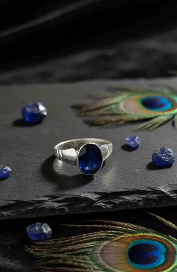 Neelam_Stone_Ring_Blue_Sapphire_in_Silver_Finishing