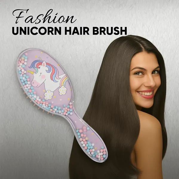 Unicorn_Hair_Brush_for_Girls,_Kids_&_Women_|_Soft-Bristle_Detangling_Brush_for_Wet_&_Dry_Hair_|_Painless,_Scalp_Friendly,_Anti-Frizz_Cartoon_Comb