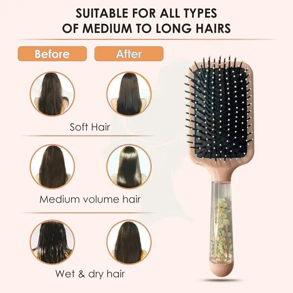 Peach_Kids_Paddle_Hair_Brush,_Detangling_Comb_With_Glitter_Handle_&_Cartoon_Print,_Pain-Free_For_Wet_&_Dry_Hair,_For_Girls_&_Boys,_Curly,_Thick,_Wavy_Hair_24.5_Cm