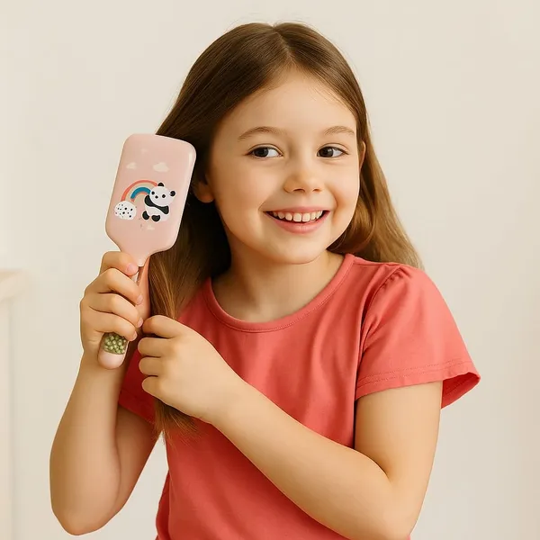 Peach_Kids_Paddle_Hair_Brush,_Detangling_Comb_With_Glitter_Handle_&_Cartoon_Print,_Pain-Free_For_Wet_&_Dry_Hair,_For_Girls_&_Boys,_Curly,_Thick,_Wavy_Hair_24.5_Cm