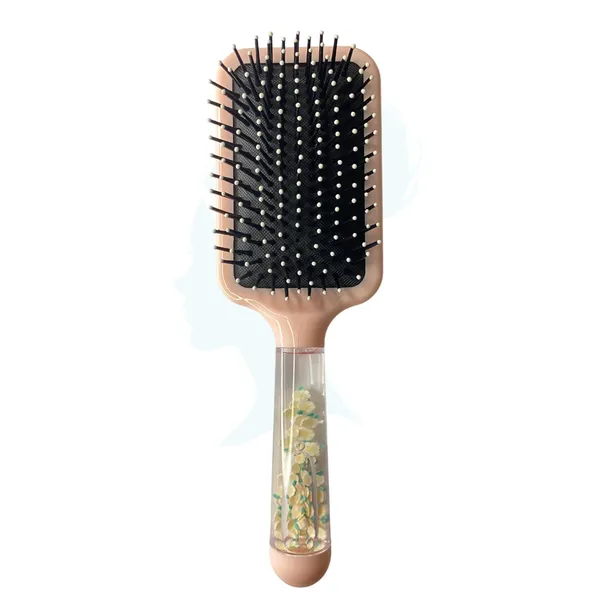 Peach_Kids_Paddle_Hair_Brush,_Detangling_Comb_With_Glitter_Handle_&_Cartoon_Print,_Pain-Free_For_Wet_&_Dry_Hair,_For_Girls_&_Boys,_Curly,_Thick,_Wavy_Hair_24.5_Cm