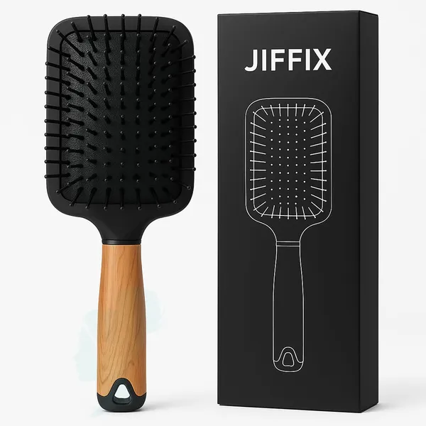 Black_Professional_Paddle_Hair_Brush_24.5_Cm_Anti-Static_Detangling_Cushion_Brush_With_Wooden_Handle_&_Nylon_Bristles_For_Wet_&_Dry_Hair_Unisex_Styling_Tool