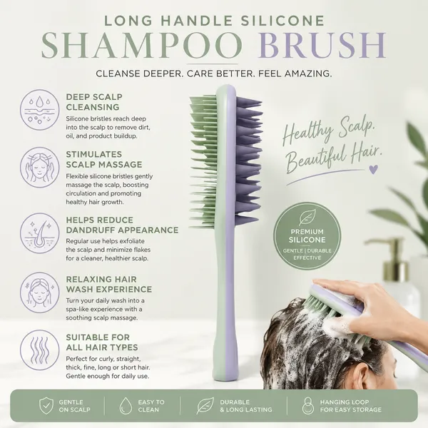 Pastel_Green_Long_Handle_Silicone_Shampoo_Brush_Soft_Bristle_Scalp_Massager_&_Hair_Comb_For_Men,_Women_&_Kids_|_Anti-Dandruff_&_Hair_Growth