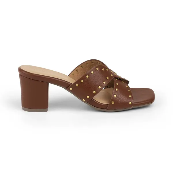 Zelion_Women'S_Block_Heel_Sandals_|_Studded_Criss-Cross_Slip-On_Heels_|_Party,_Office_&_Casual_Wear