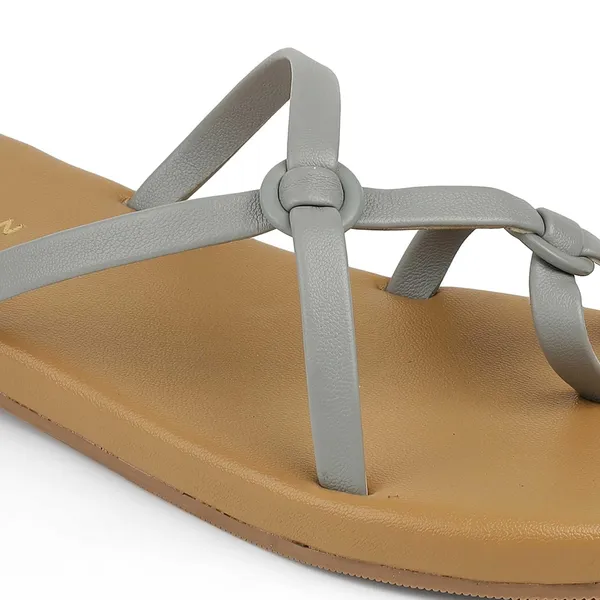 Zelion_Women'S_Strappy_Toe_Ring_Sandals,_Flat_Slip-On_Footwear_With_Criss-Cross_Design