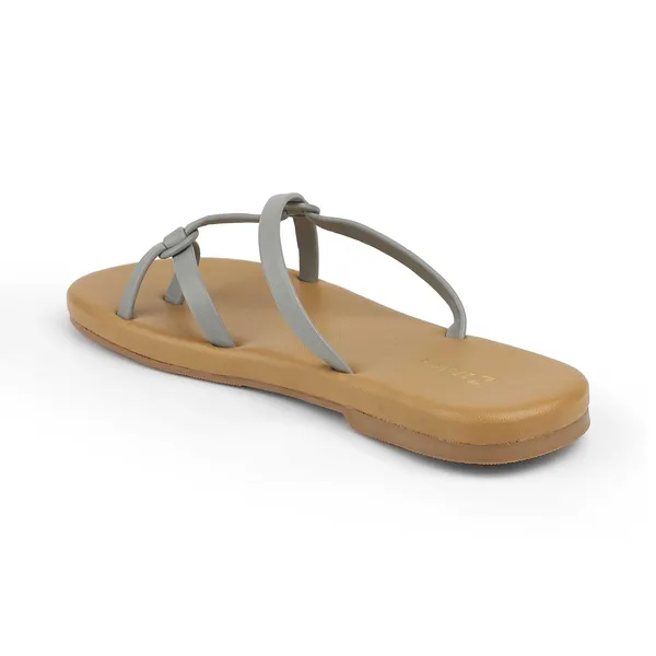 Zelion_Women'S_Strappy_Toe_Ring_Sandals,_Flat_Slip-On_Footwear_With_Criss-Cross_Design